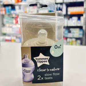Tommee Tippee Slow Flow Teats 0+M