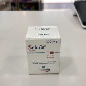Sefarin    300 Mg 10 Oral Capsule
