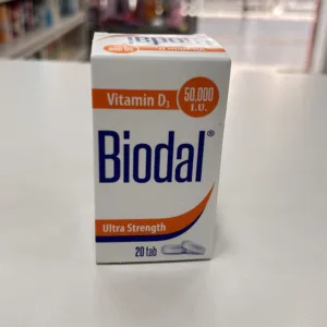 Biodal 50,000 I.U. 20 Tabs
