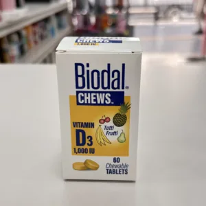 Biodal Chewable 1000 Iu 60Tab