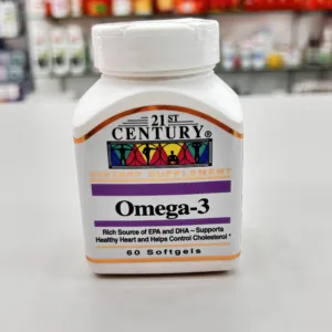 21St Century Omega 3 60 Softgels